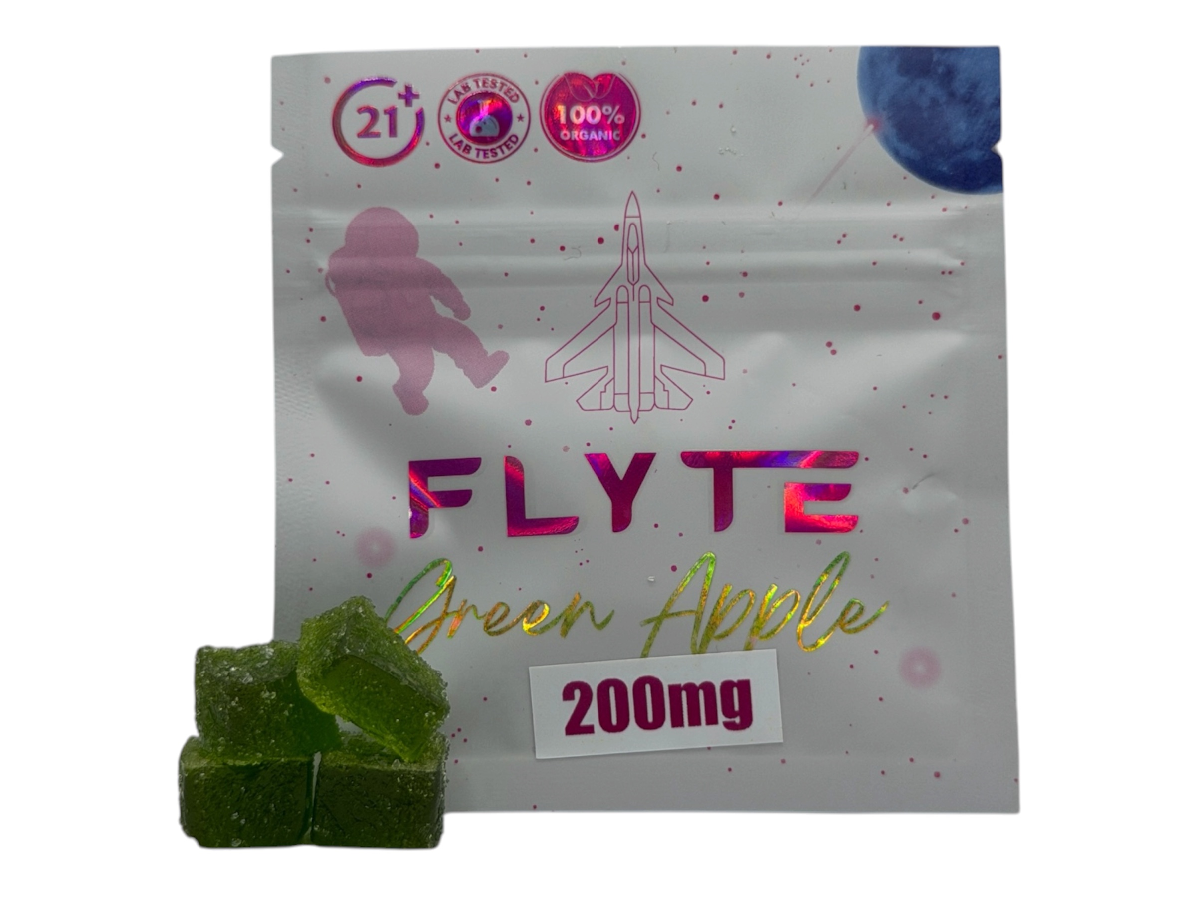 Green Apple Gummies 200mg - Image 2
